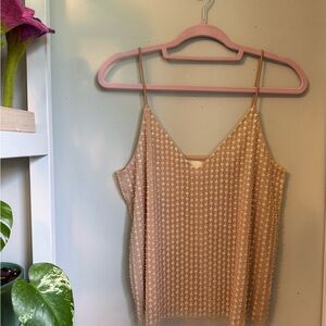 H&M Tan Sleeveless Camisole Top